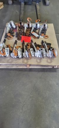 Ten (10) Ingersoll Rand 1.5 Ton Lever Chain Hoist #2